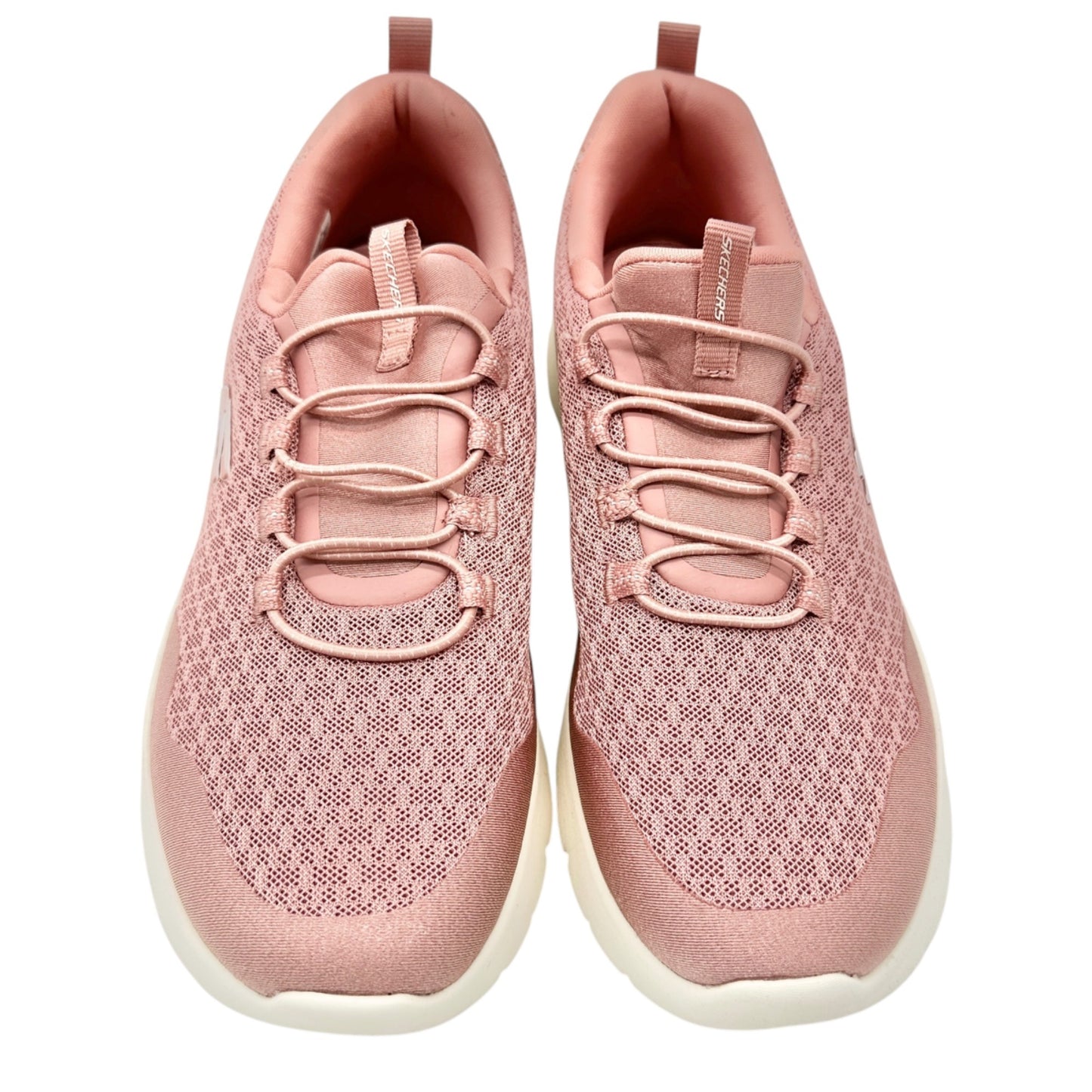 Skechers Memory Foam Slip On Sneakers Womens US 7 Pink Lightweight Comfort Shoes
