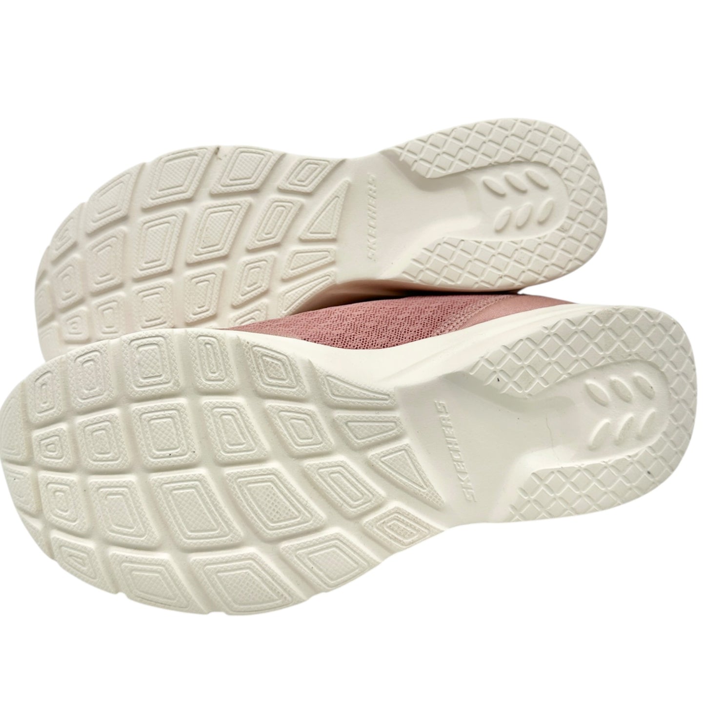 Skechers Memory Foam Slip On Sneakers Womens US 7 Pink Lightweight Comfort Shoes