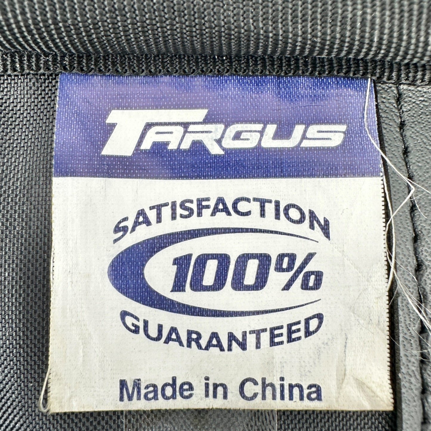 Targus Black Leather Briefcase Multiple Compartments Removable Shoulder Strap