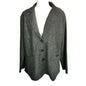 Lily By Firmiana Womens Gray 3XL Blazer Jacket With Button Closure & Pockets
