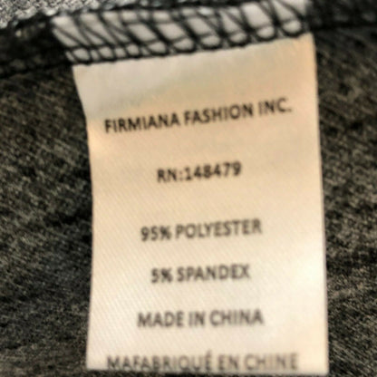 Lily By Firmiana Womens Gray 3XL Blazer Jacket With Button Closure & Pockets