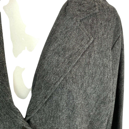 Lily By Firmiana Womens Gray 3XL Blazer Jacket With Button Closure & Pockets