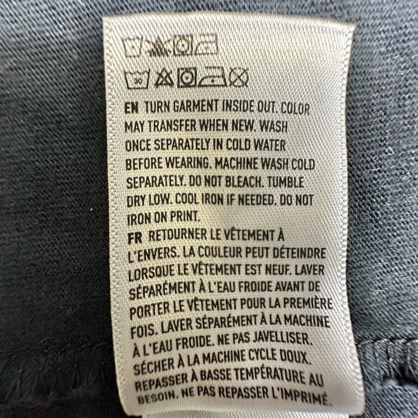 American Eagle Graphic Tee Size L Super Soft Long Sleeve Black Standard Fit