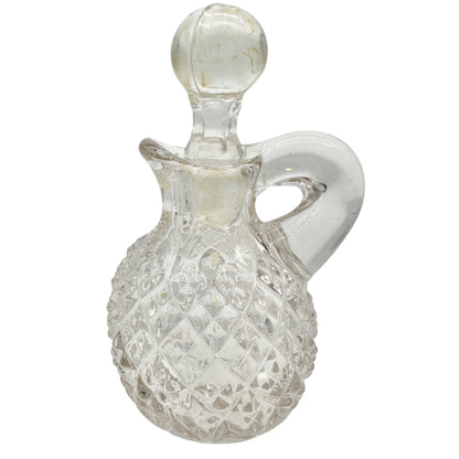 English Hobnail Vtg Childs Condiment Set Westmoreland Specialty Co 1924 Glass