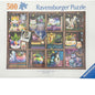 Ravensburger 500 Piece Puzzle Cubby Cats and Succulents Brigid Ashwood Design