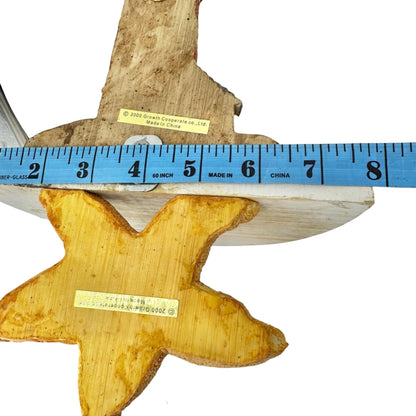 Lighthouse Wall Shelf Votive Tealight Holder With Starfish Base Coastal Decor