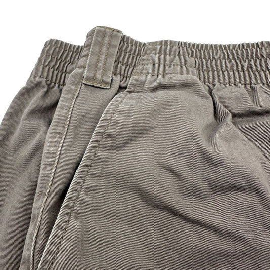 Harbor Bay Shorts Mens 3XL Elastic Waist Gray Cotton Side and Back Pockets