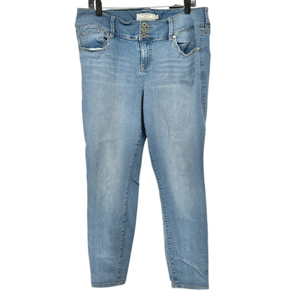 Torrid Jeggings Womens 18R Denim Light Wash Stretch Cotton Blend Mid Rise Skinny