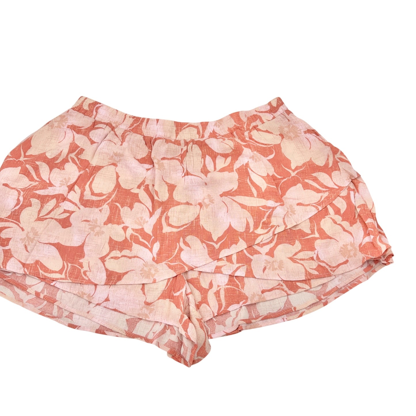 Torrid Baja Camellia Skort Womens 2X 18-20 High-Rise Ruffle Shades of Pink Gauze