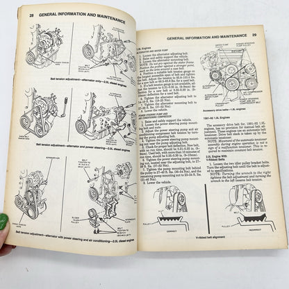 Chiltons Repair Manual 8316 Ford Escort Mercury Lynx 1981-92 Paperback Pub 1998