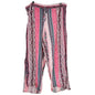 Westport Wide Leg Pants Womens 2X Boho Print Elastic Waist Lightweight Rayon