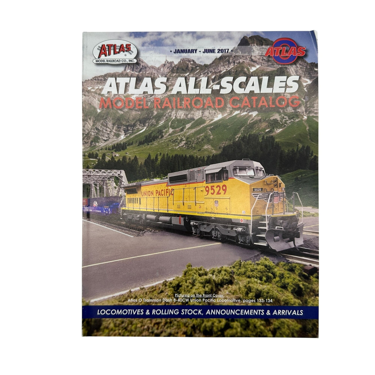 Atlas All Scales Model Railroad Catalog Locomotives Rolling Stock Jan-June 2017