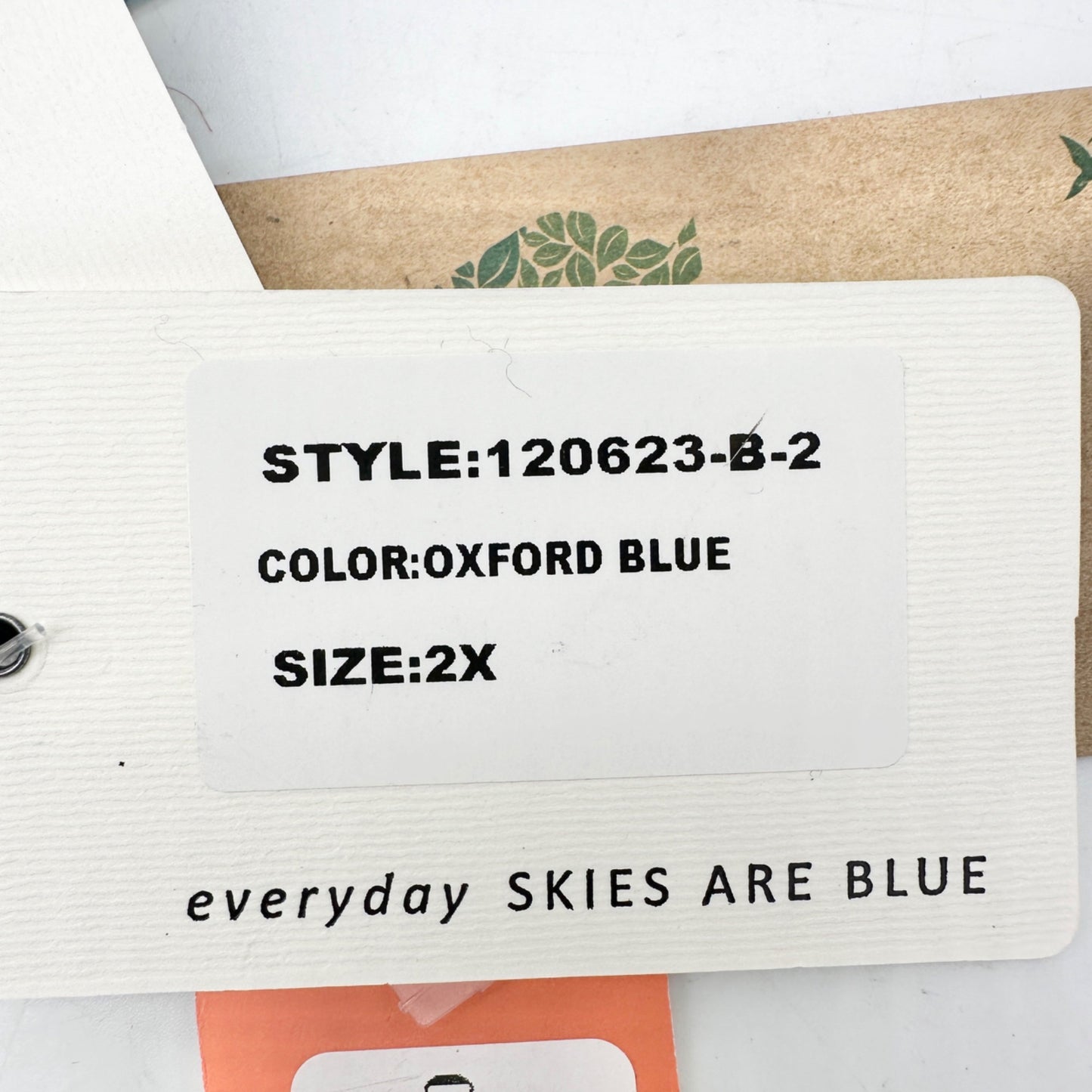 Skies Are Blue Womens 2X Camisole Top Navy Adj Straps Eco-Friendly Recycled Poly