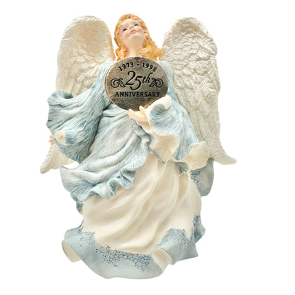 Hallmark Keepsake Joyful Messenger 25th Anniversary Ornament 1973-1998 Angel