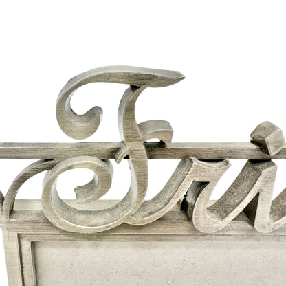 Fetco "Friends" Home Decor Metal Picture Frame 4x6 Vintage Style Floral Design