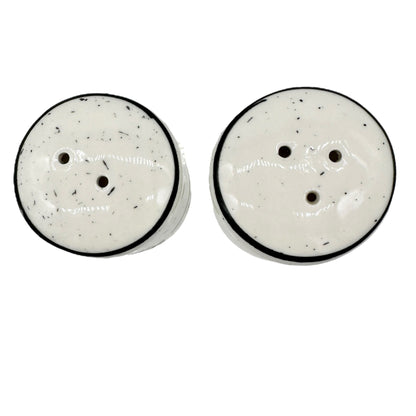 Primitives by Kathy Christmas Merry and Bright Ceramic Salt and Pepper Shakers
