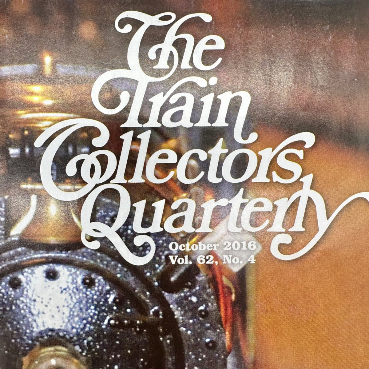 The Train Collectors Quarterly Magazines Vol 33 No 4 & Vol 62 No 3+4 Collectible