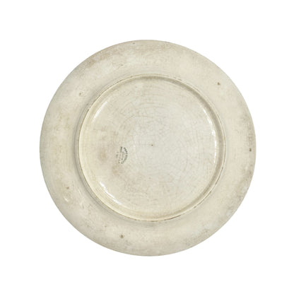 Pope Gosser China 7.5 inch Plates Set Of 5 Made In USA Floral Design Vintage