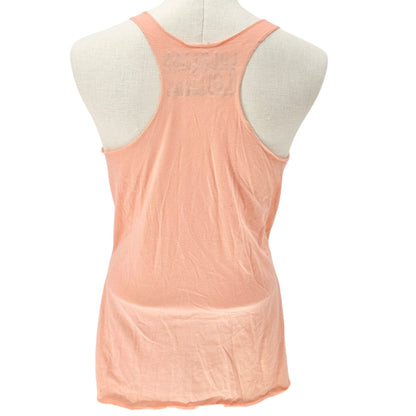 Real Women Drive Trucks Racerback Tank Top Large Peach By Luckless Outfitters