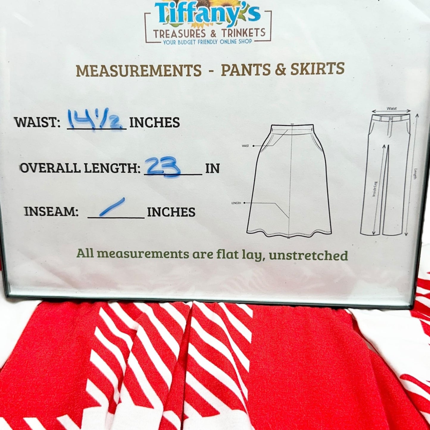 LuLaRoe A-Line Pleated Skirt Womens L Red White Checkered Soft Stretch USA Made