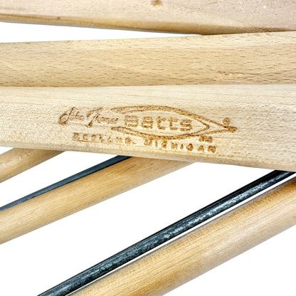 Vintage Wooden Suit Hangers Bundle Of 4 By John H. Batts Co. for Menswear Suits