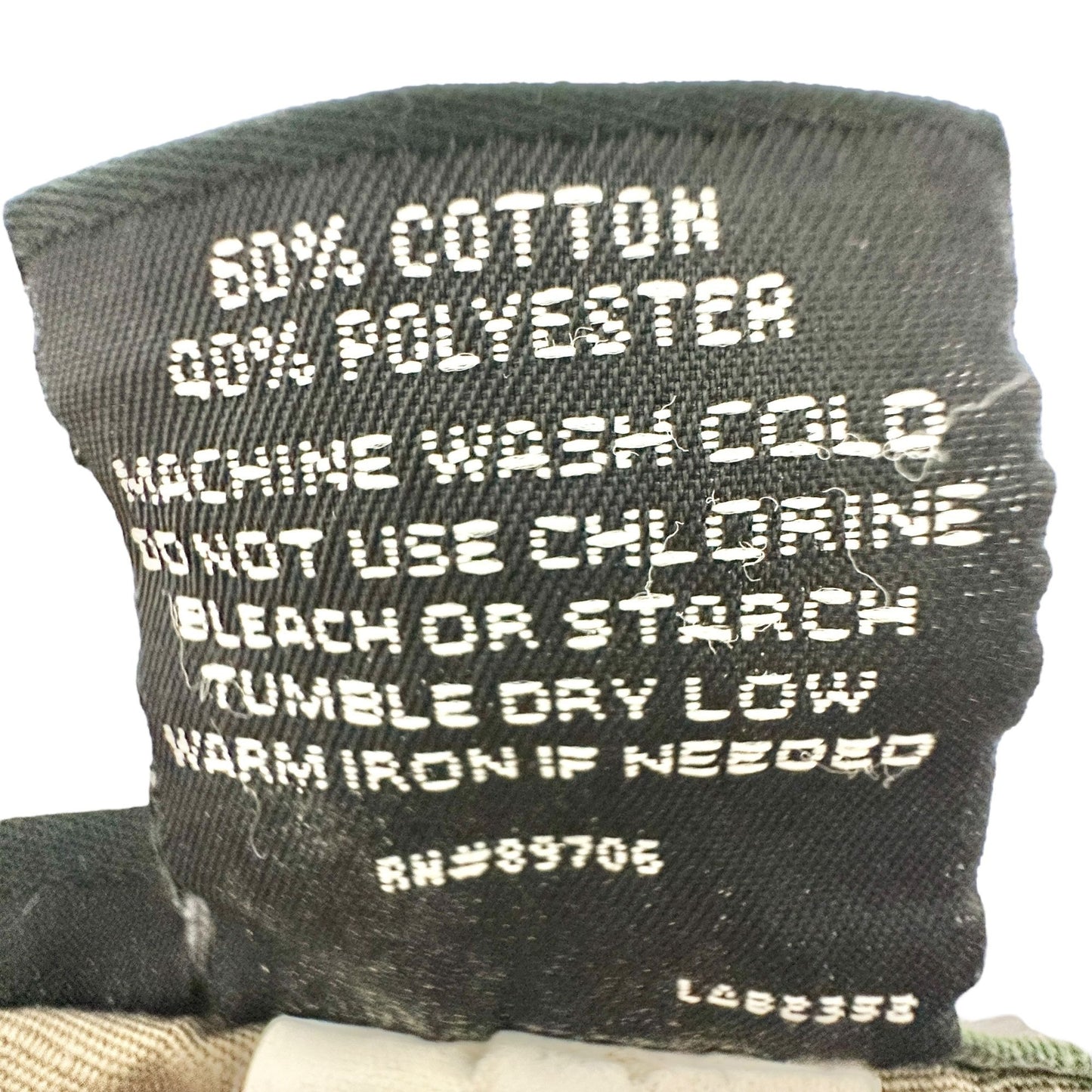 Genuine Gear Woodland Camouflage Cargo Pants S R Cotton Blend Durable Outdoor