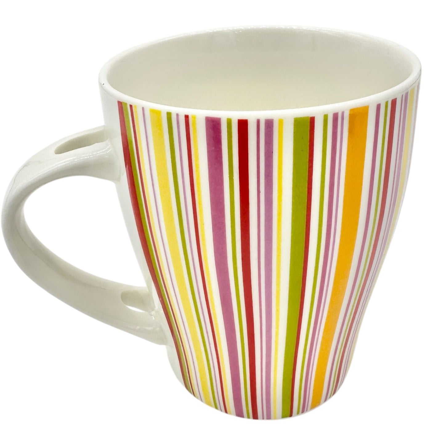 Gods Promises To A Womans Heart Mug Bone China Striped Multicolor Hebrews 13:5