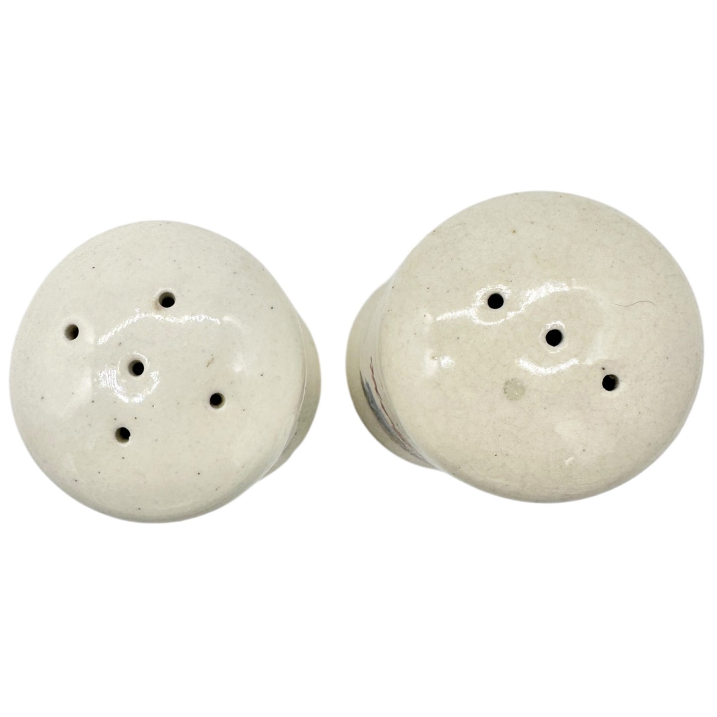 Myrtle Beach SC Ceramic Salt and Pepper Shakers Souvenir Set White 3 inches Tall