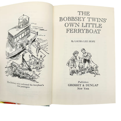 The Bobbsey Twins Own Little Ferryboat Hardcover By Laura Lee Hope 1956 Book Vtg