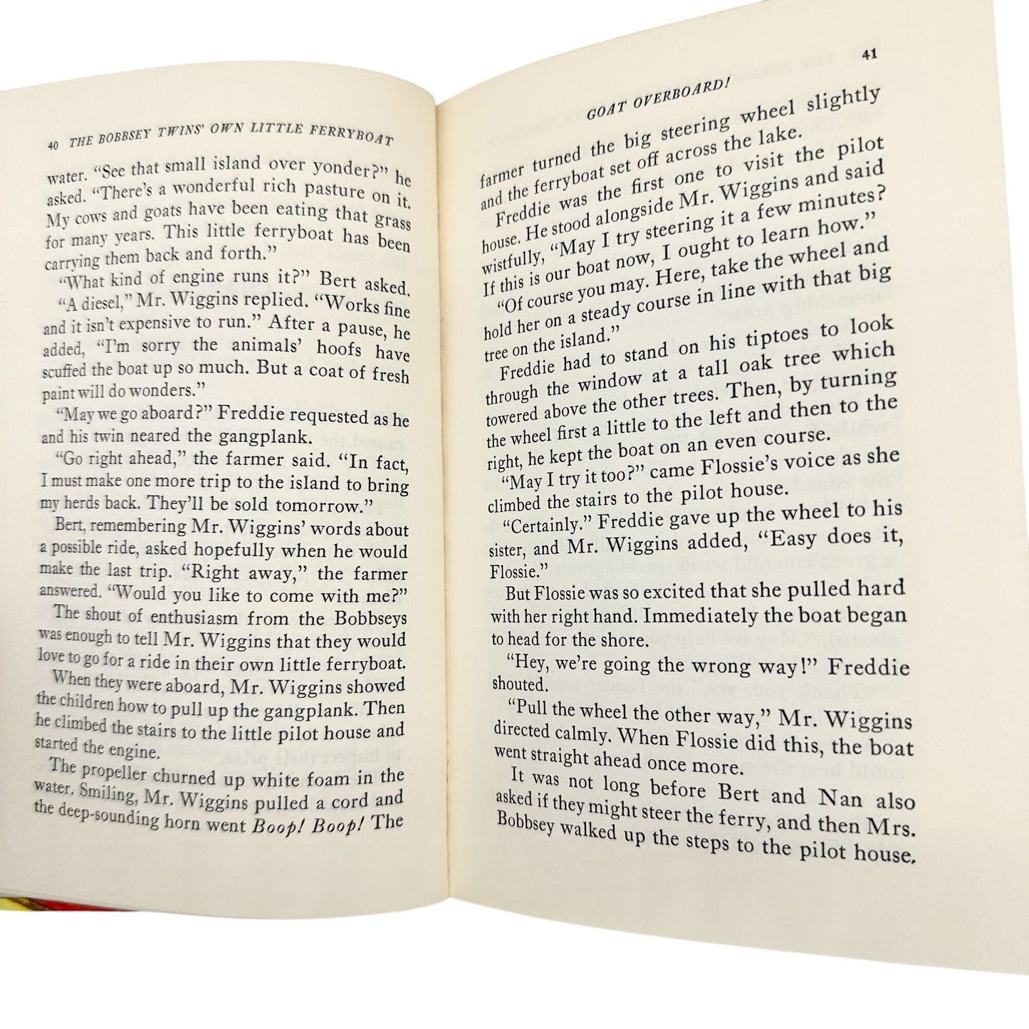 The Bobbsey Twins Own Little Ferryboat Hardcover By Laura Lee Hope 1956 Book Vtg