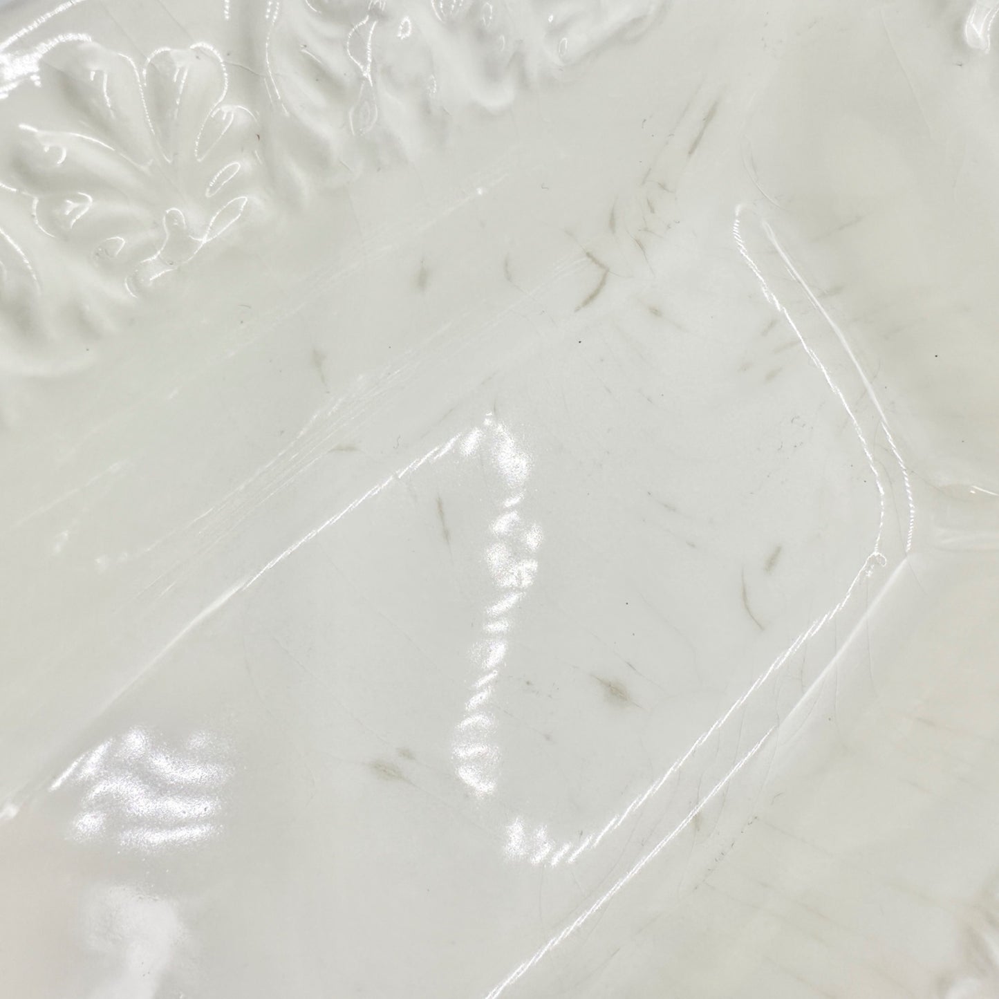 Bizzirri Rectangular Ceramic Serving Dish White Made In Italy Vintage Elegance