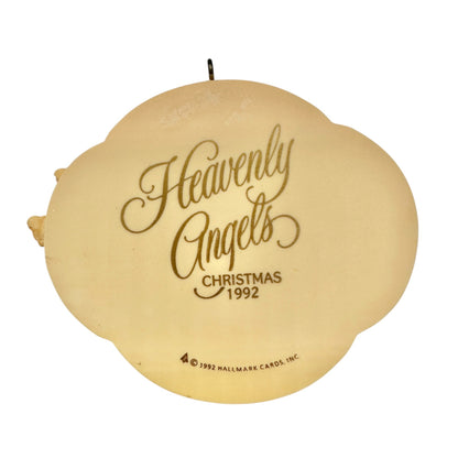 Hallmark Keepsake 1992 Heavenly Angels Series Ornament Dated Handcrafted 3.5"W