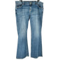 Lands End Bootcut Denim Jeans Womens Size 18 Blue Stretch Cotton Blend Classic