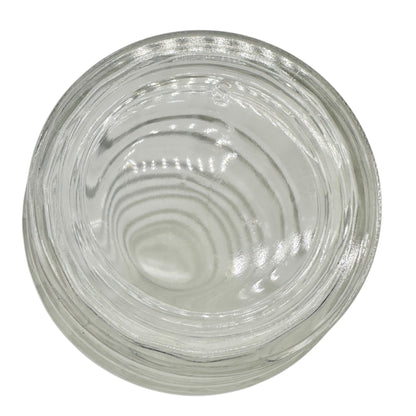 Vintage Clear Glass Decanter w Stopper Ribbed Elegant Design Tableware Barware
