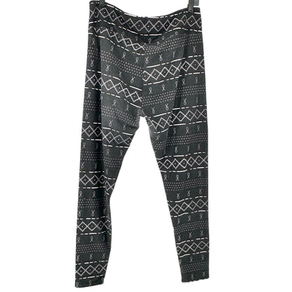 LuLaRoe Leggings Womens Tall and Curvy Black White Geometric Print Stretchy Soft