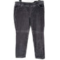 Kim Rogers Corduroy Pants Womens 18W Average Straight Tummy Control Steel Gray