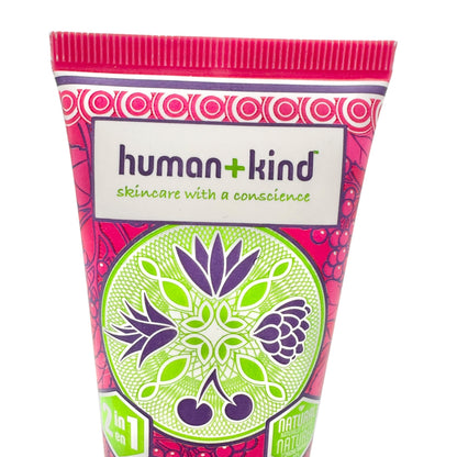 Moisturizing Hand Scrub Elderflower and Raspberry 2-In-1 Human+Kind 2.5 Fl Oz