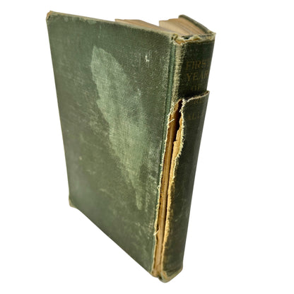 The First Year of Greek by James Turney Allen PhD 1921 Hardcover Book Antique