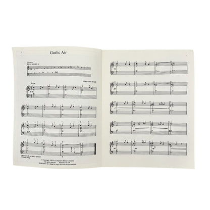 Set Of 3 Handbell Music Sheets Great Faithfulness Fantasy On Hyfrydol Gaelic Air