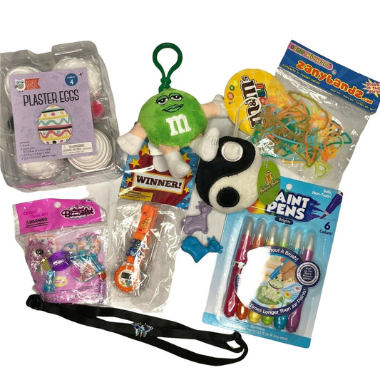 Girls Easter Basket Bundle with Various Fun items NEW (EG8)