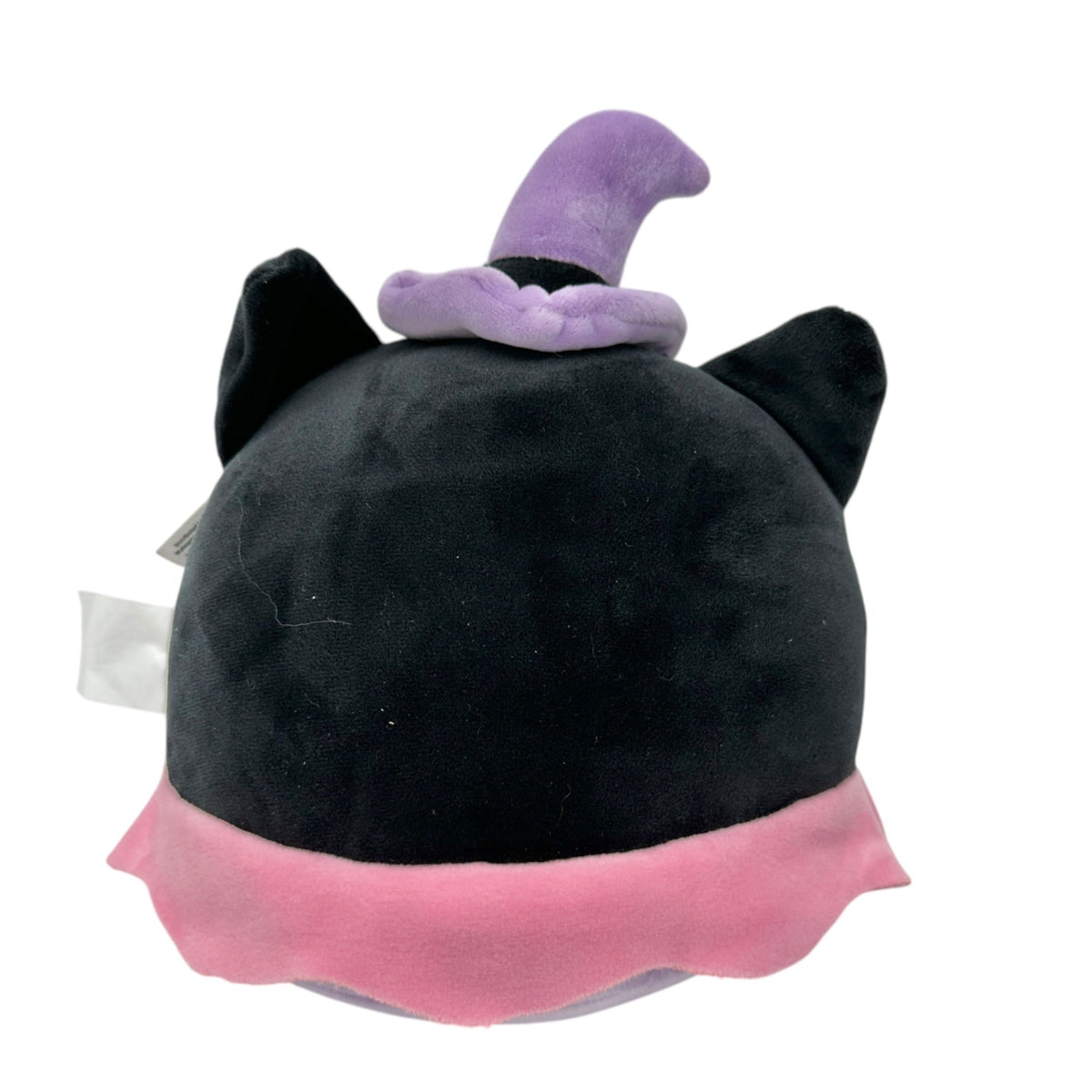 Way to Celebrate Halloween Squishy Plush Black Cat w/ Witches Hat