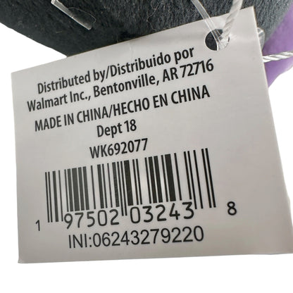 Way to Celebrate Halloween Squishy Plush Black Cat w/ Witches Hat