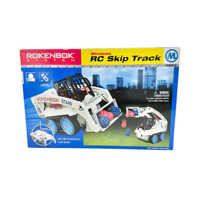Rokenbok Wireless RC Skip Track ST440 Toy Loader Set 12 Pcs - 4 balls missing