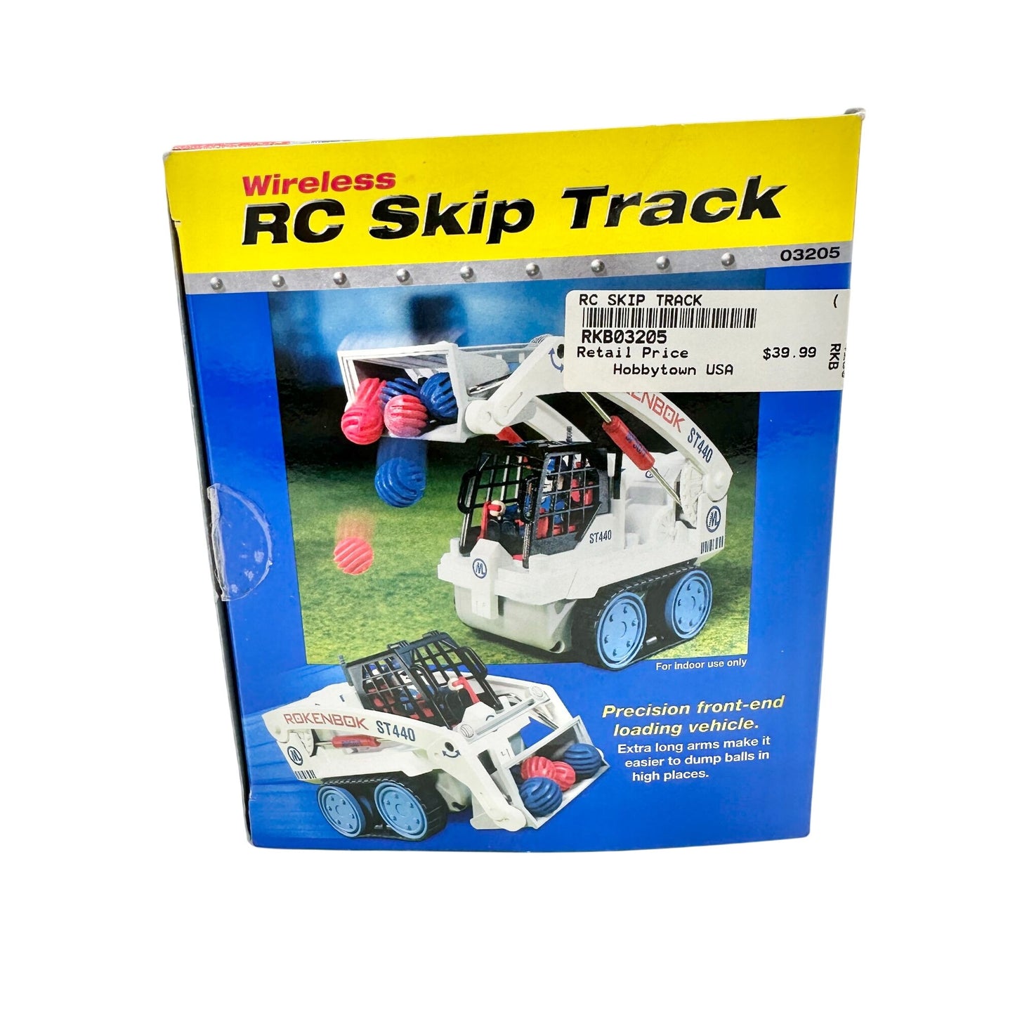 Rokenbok Wireless RC Skip Track ST440 Toy Loader Set 12 Pcs - 4 balls missing