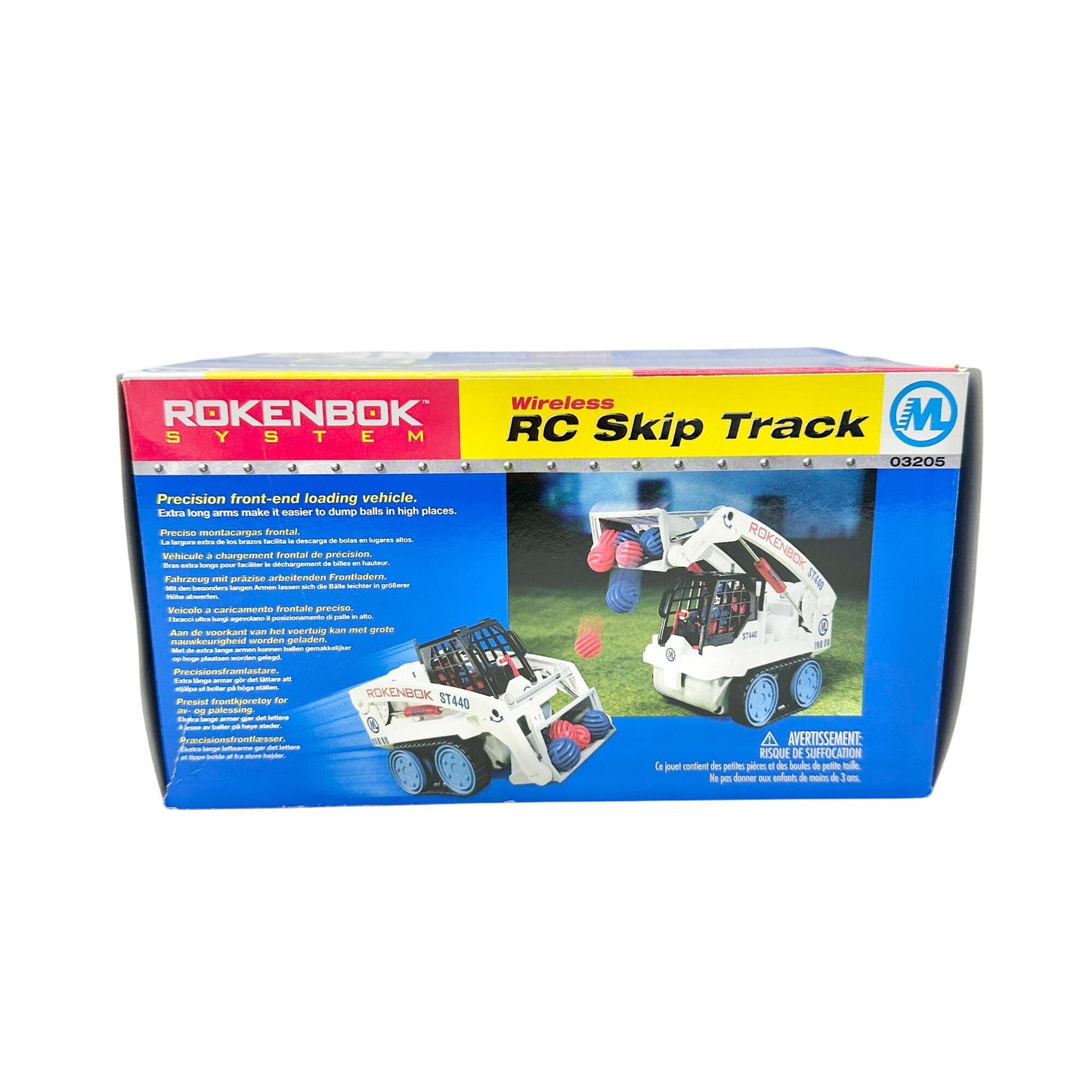 Rokenbok Wireless RC Skip Track ST440 Toy Loader Set 12 Pcs - 4 balls missing