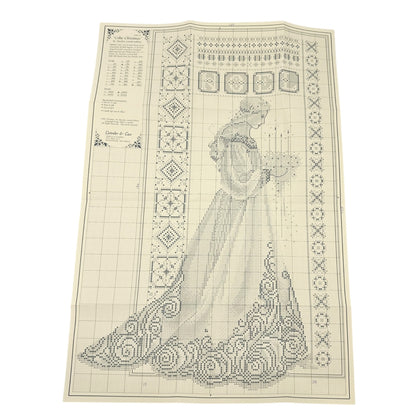 CELTIC CHRISTMAS 1995 Cross-Stitch Pattern 32 Leavitt-Imblum Lavender & Lace