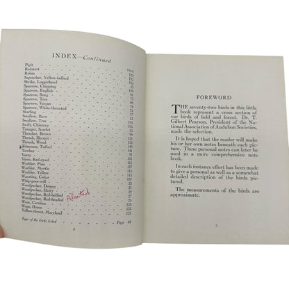 Glimpses Of Familiar Birds By William H. Carr 1931 Hardcover Illustrated