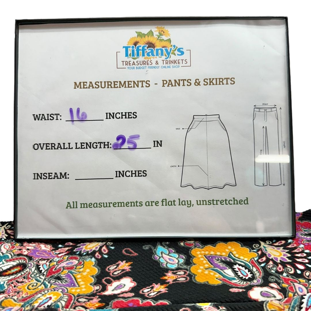 LuLaRoe Cassie Bundle of 2 Womens Large Skirts Pencil Multicolor Stretch Comfort