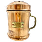 Vintage Copper Cheese Shaker With Handle and Perforated Lid Solid Copper Korea