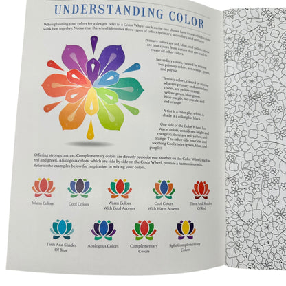 Fabulous Florals Adult Coloring Book 24 Designs Premium Perforated Leisure Arts